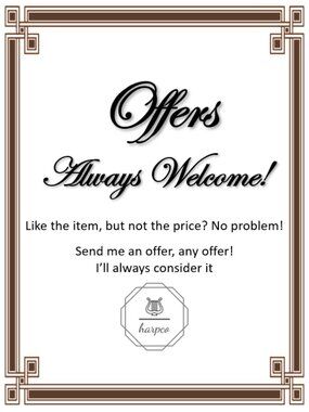 Make me an offer!